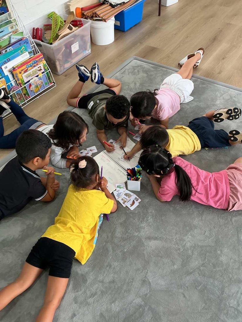 Drawing and storytelling together
